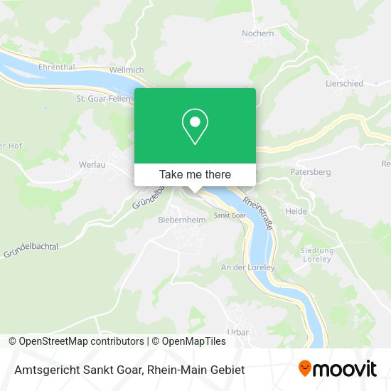 Карта Amtsgericht Sankt Goar