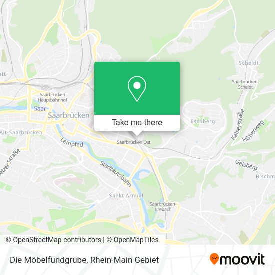 Карта Die Möbelfundgrube
