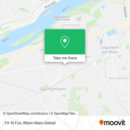 Fit 'N Fun map