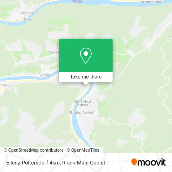 Карта Ellenz-Poltersdorf 4km