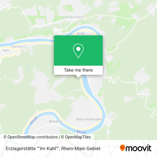 Карта Erzlagerstätte ""Im Kahl""