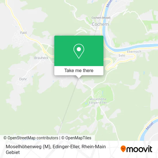 Карта Moselhöhenweg (M), Edinger-Eller