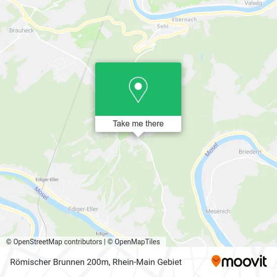 Карта Römischer Brunnen 200m