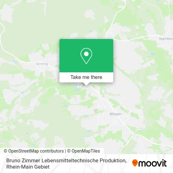 Карта Bruno Zimmer Lebensmitteltechnische Produktion