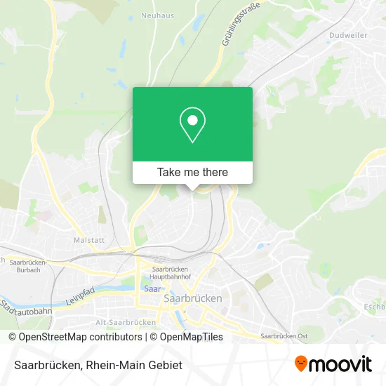 Карта Saarbrücken