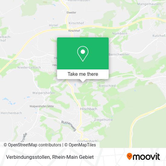 Карта Verbindungsstollen
