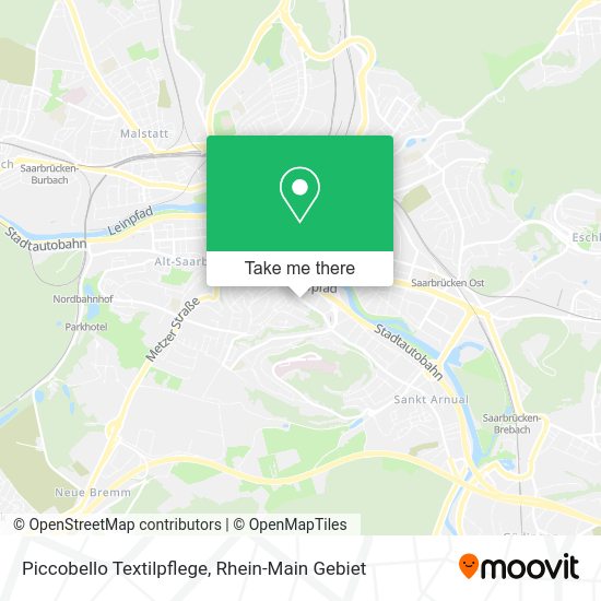 Карта Piccobello Textilpflege