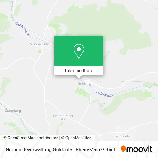 Карта Gemeindeverwaltung Guldental