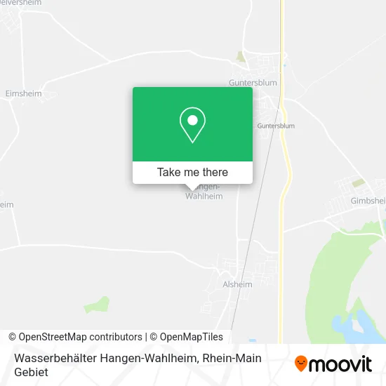 Карта Wasserbehälter Hangen-Wahlheim