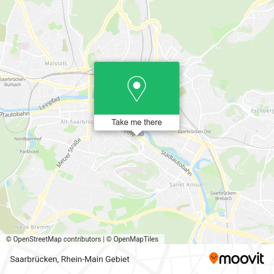 Карта Saarbrücken