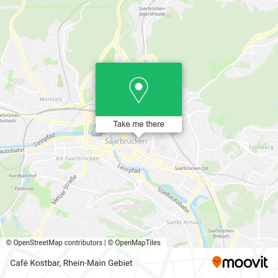 Карта Café Kostbar