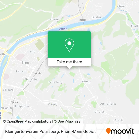Карта Kleingartenverein Petrisberg