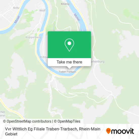 Карта Vvr Wittlich Eg Filiale Traben-Trarbach