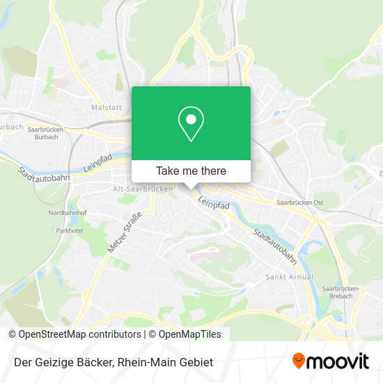 Карта Der Geizige Bäcker