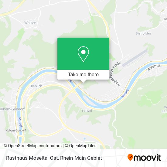 Карта Rasthaus Moseltal Ost