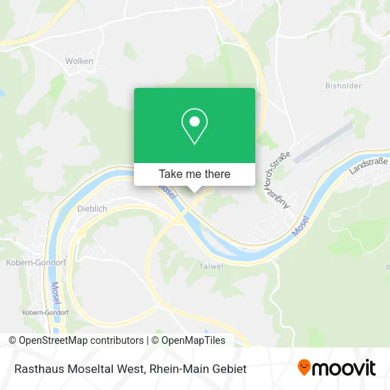 Карта Rasthaus Moseltal West