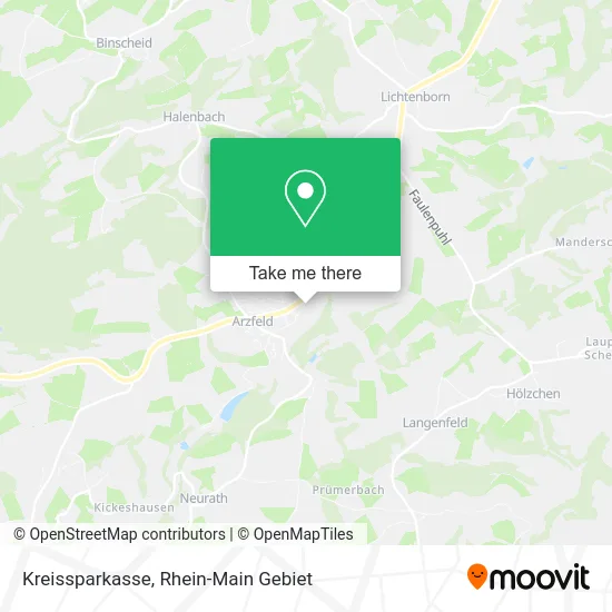 Карта Kreissparkasse