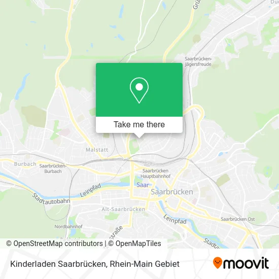 Карта Kinderladen Saarbrücken