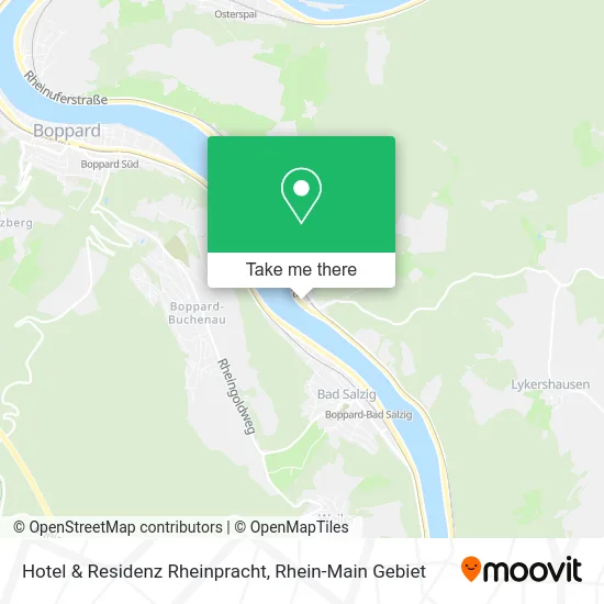 Карта Hotel & Residenz Rheinpracht