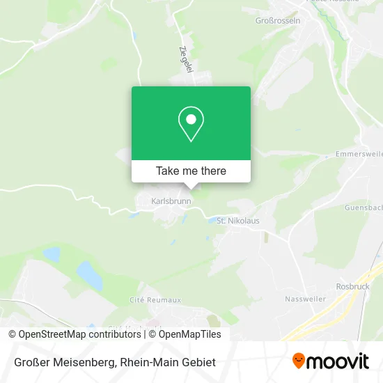 Карта Großer Meisenberg