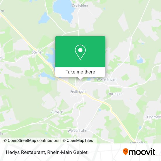 Карта Hedys Restaurant