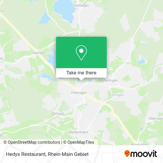 Карта Hedys Restaurant