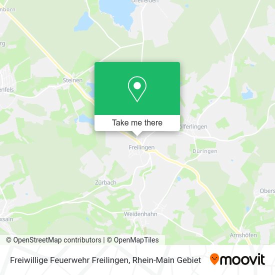 Карта Freiwillige Feuerwehr Freilingen