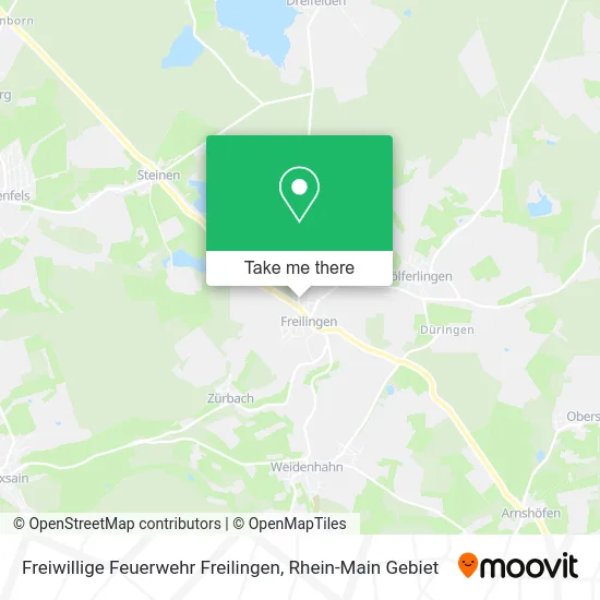 Карта Freiwillige Feuerwehr Freilingen