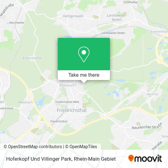 Карта Hoferkopf Und Villinger Park