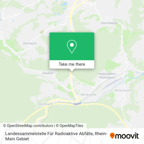 Карта Landessammelstelle Für Radioaktive Abfälle