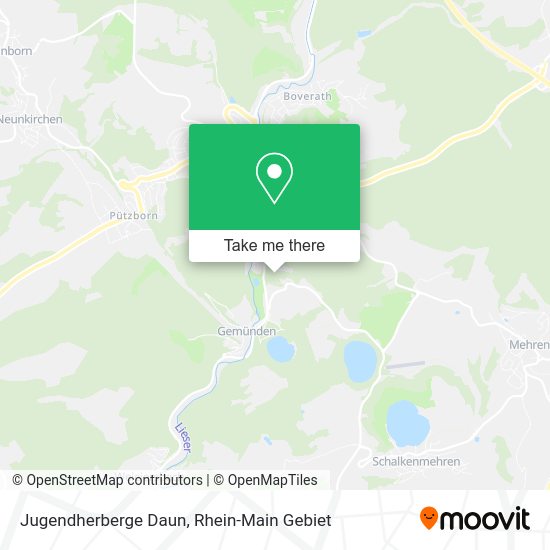 Карта Jugendherberge Daun