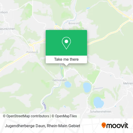 Карта Jugendherberge Daun