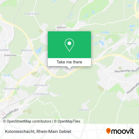Карта Kolonieschacht