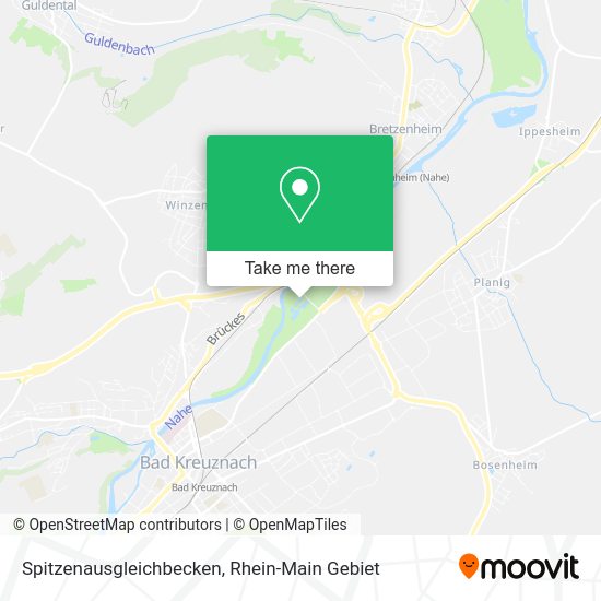 Карта Spitzenausgleichbecken