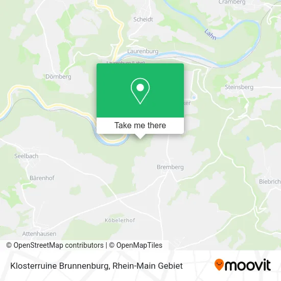 Карта Klosterruine Brunnenburg