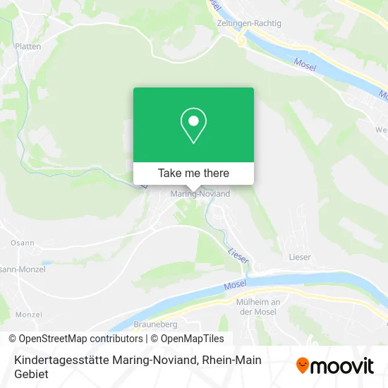 Карта Kindertagesstätte Maring-Noviand