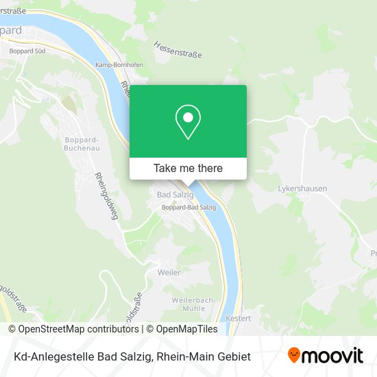 Карта Kd-Anlegestelle Bad Salzig