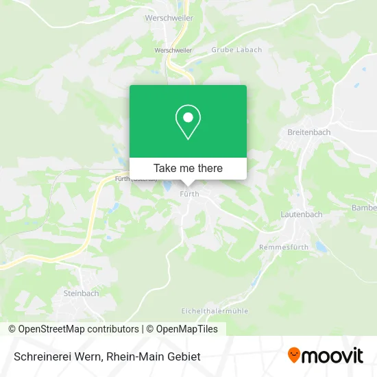 Карта Schreinerei Wern
