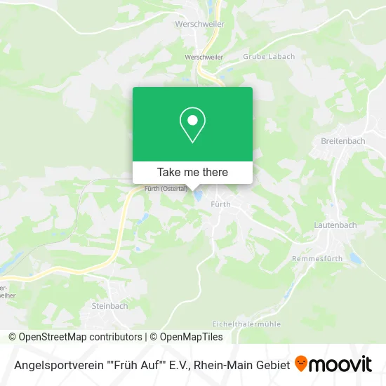 Карта Angelsportverein ""Früh Auf"" E.V.