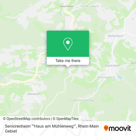 Карта Seniorenheim ""Haus am Mühlenweg""