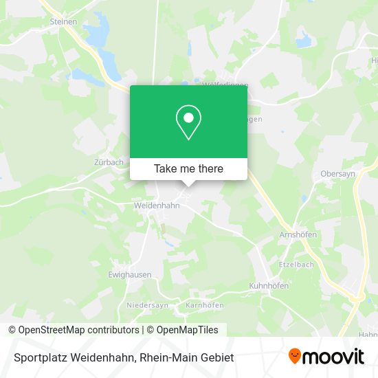 Карта Sportplatz Weidenhahn
