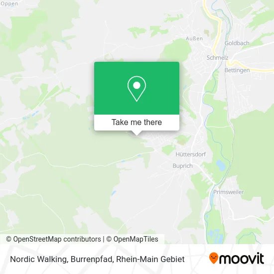 Карта Nordic Walking, Burrenpfad