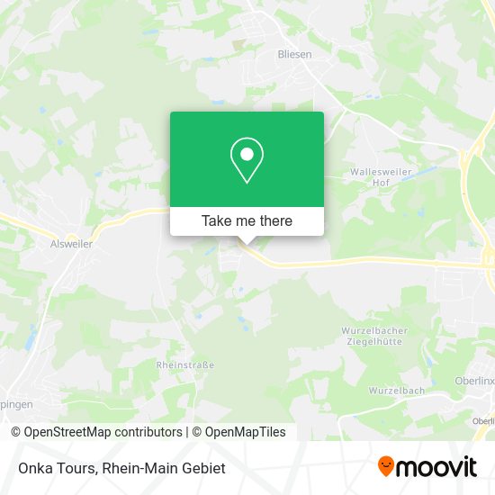 Карта Onka Tours