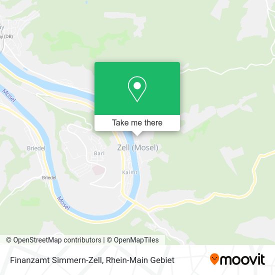 Карта Finanzamt Simmern-Zell