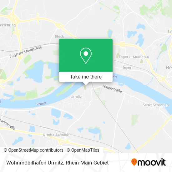 Карта Wohnmobilhafen Urmitz