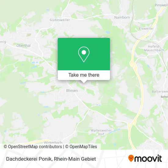 Карта Dachdeckerei Ponik