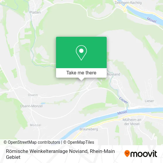 Карта Römische Weinkelteranlage Noviand
