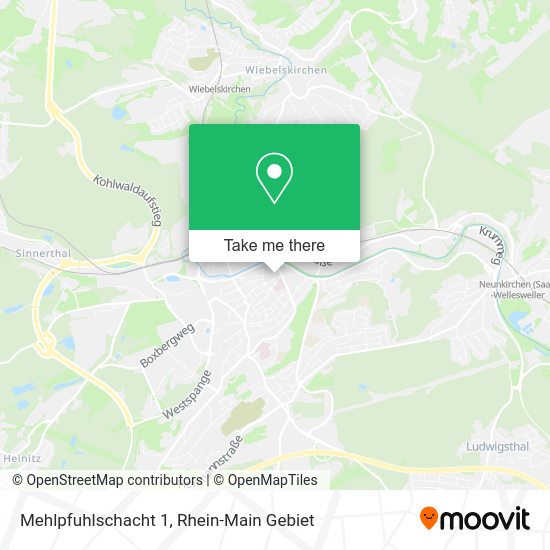Карта Mehlpfuhlschacht 1
