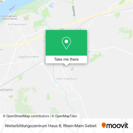Карта Weiterbildungszentrum Haus B