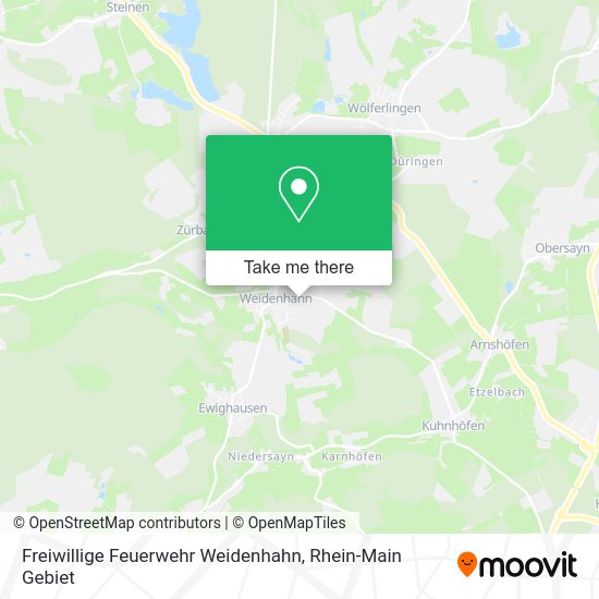 Карта Freiwillige Feuerwehr Weidenhahn